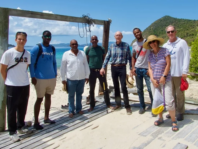 BVI Trustees on Great Thatch Island
